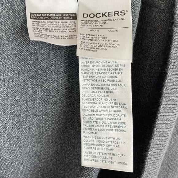 Dockers Men Long Sleeve Pullover Crew Neck Knit Sweater Size XL - Picture 6 of 6